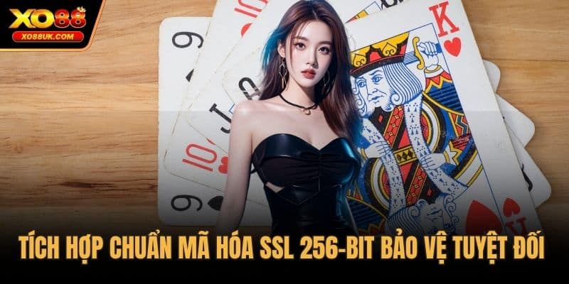 Tích hợp chuẩn mã hóa SSL 256-bit bảo vệ tuyệt đối